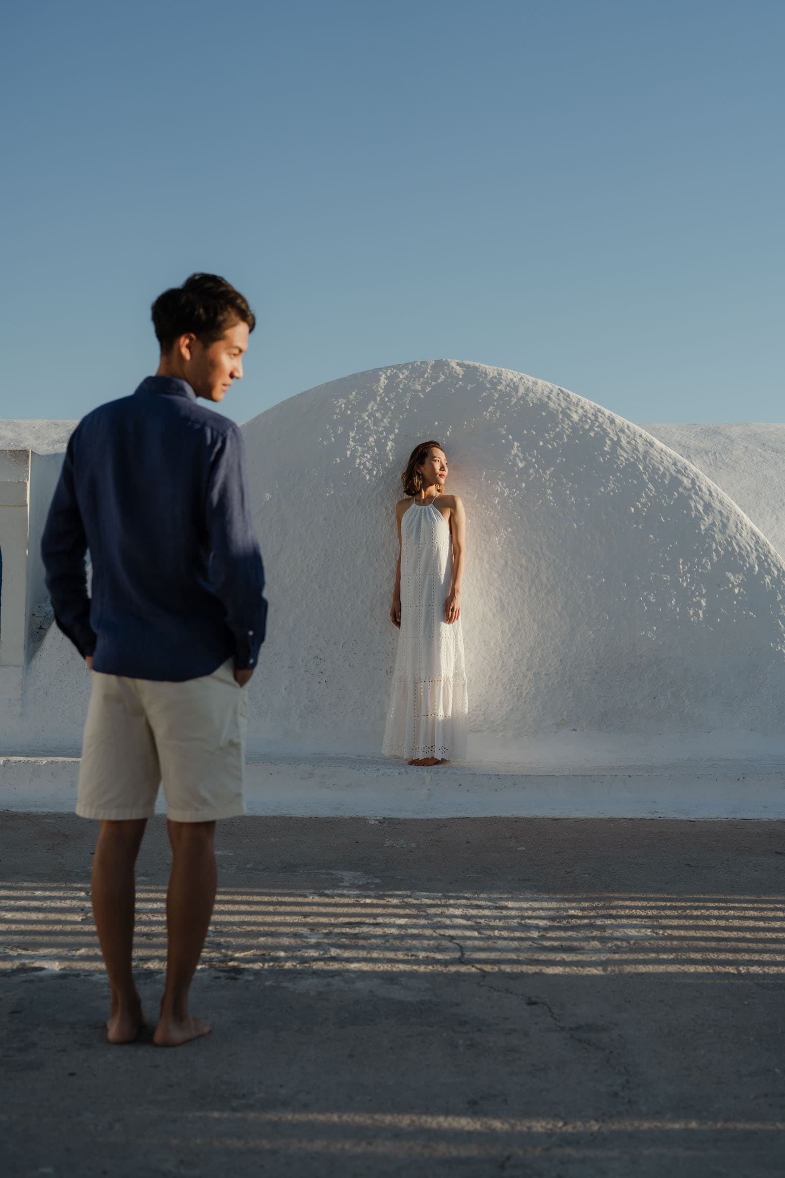 Hattori & Aiko | Aesthetic couple photoshoot in Santorini Couple Sessions-29