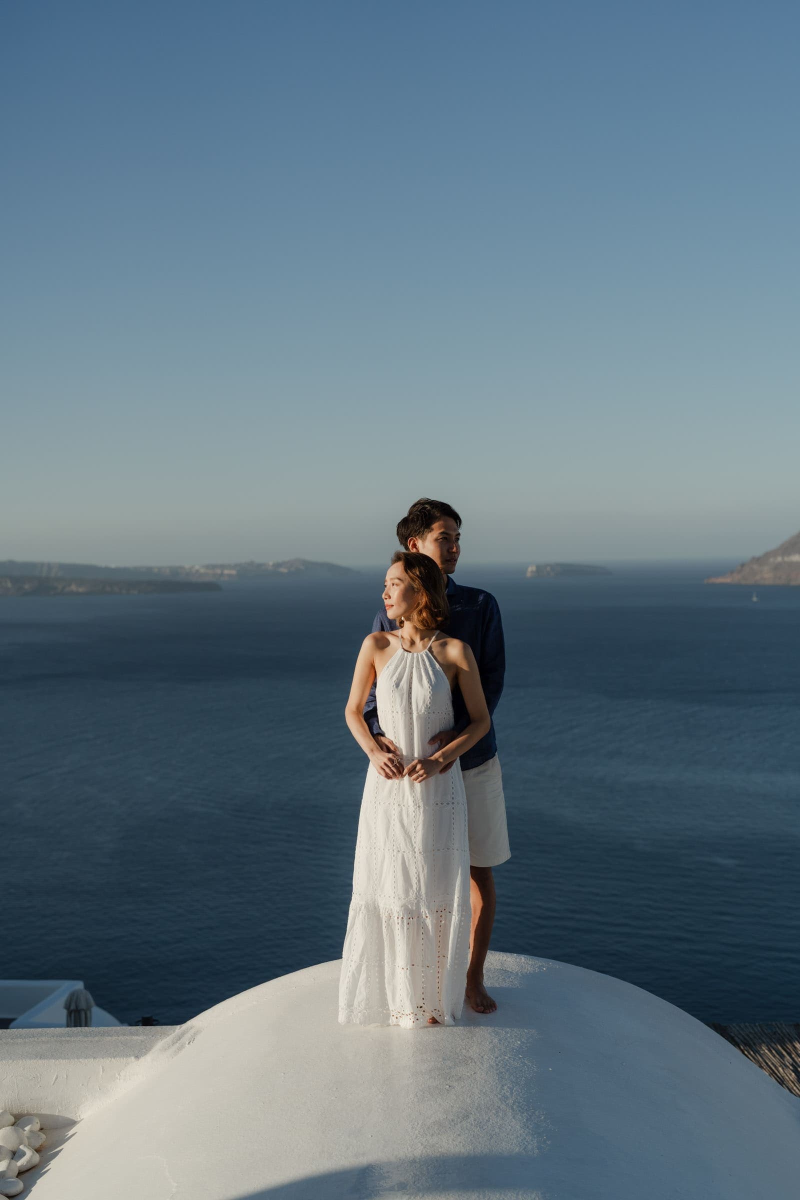 Hattori & Aiko | Aesthetic couple photoshoot in Santorini Couple Sessions-33