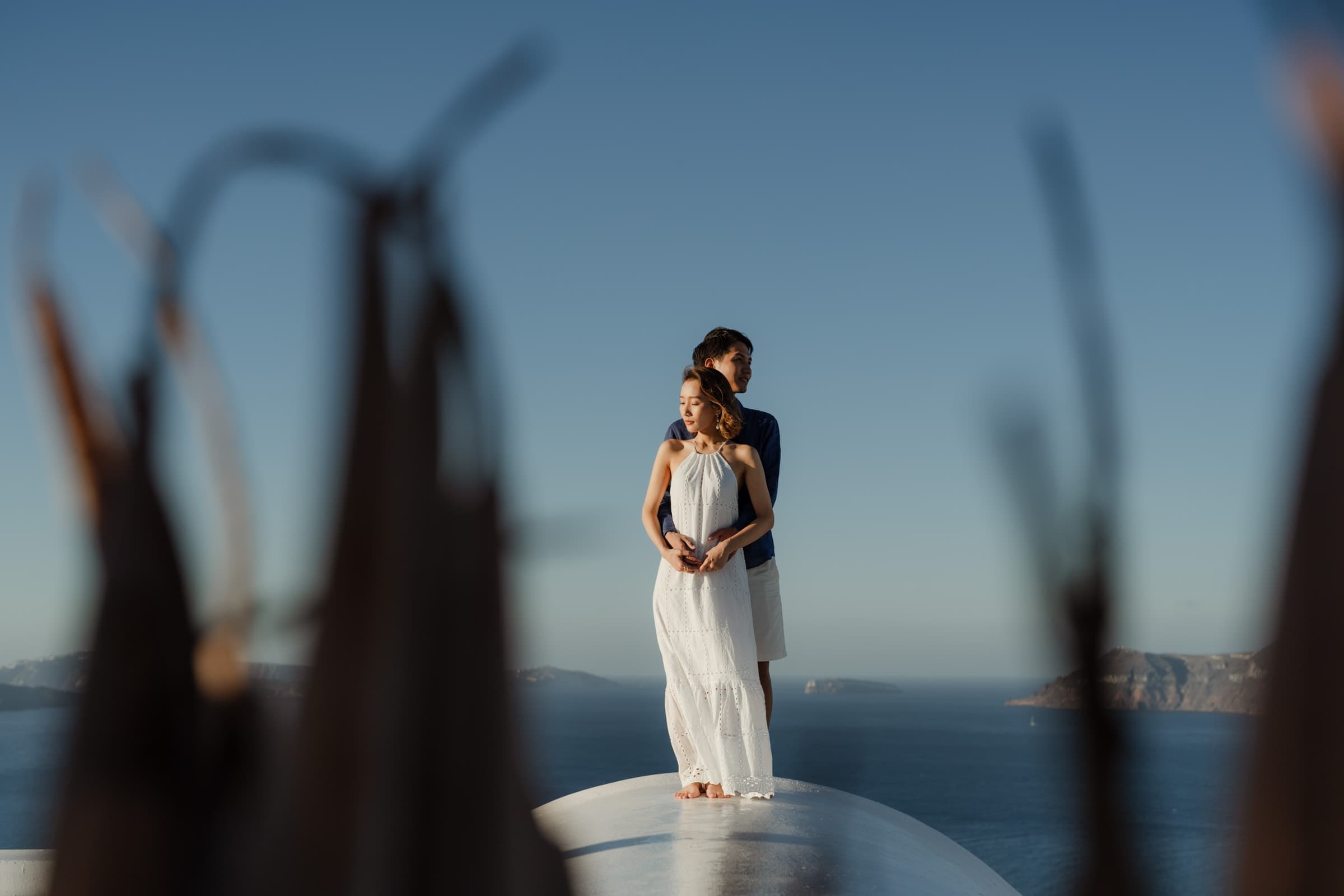 Hattori & Aiko | Aesthetic couple photoshoot in Santorini Couple Sessions-34