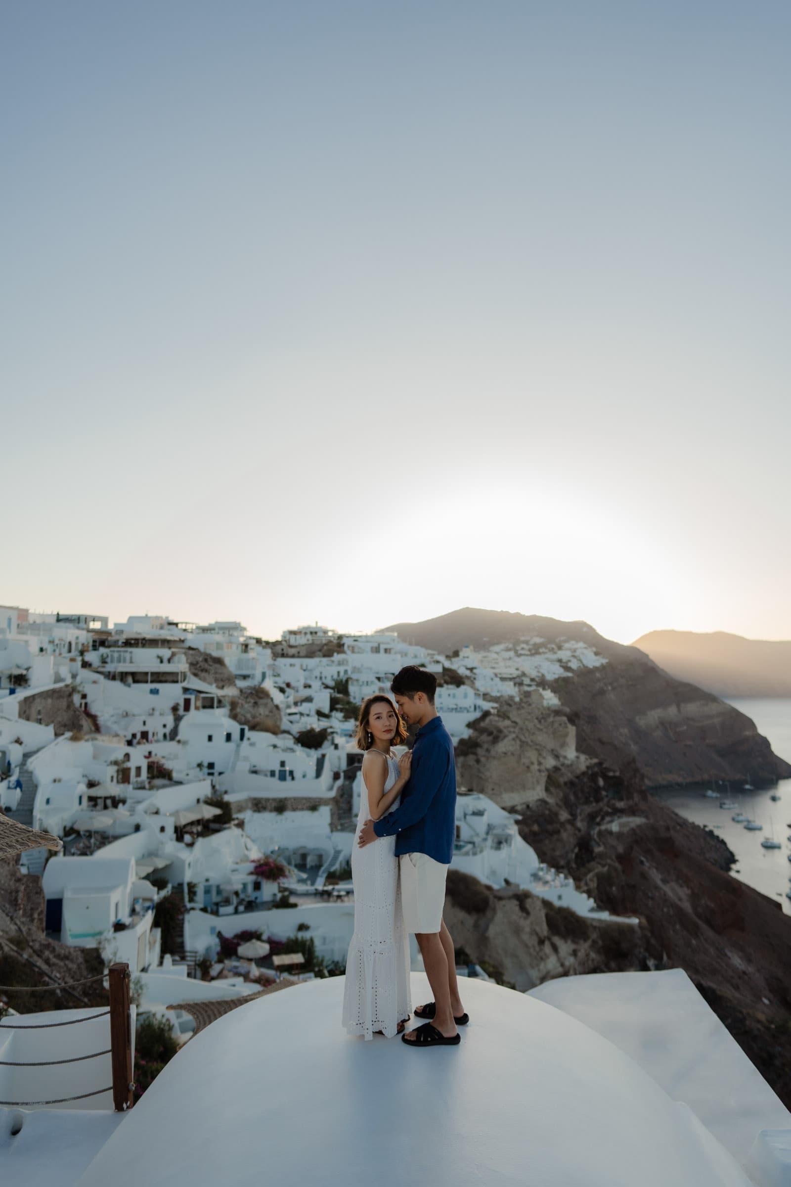 Hattori & Aiko | Aesthetic couple photoshoot in Santorini Couple Sessions-4