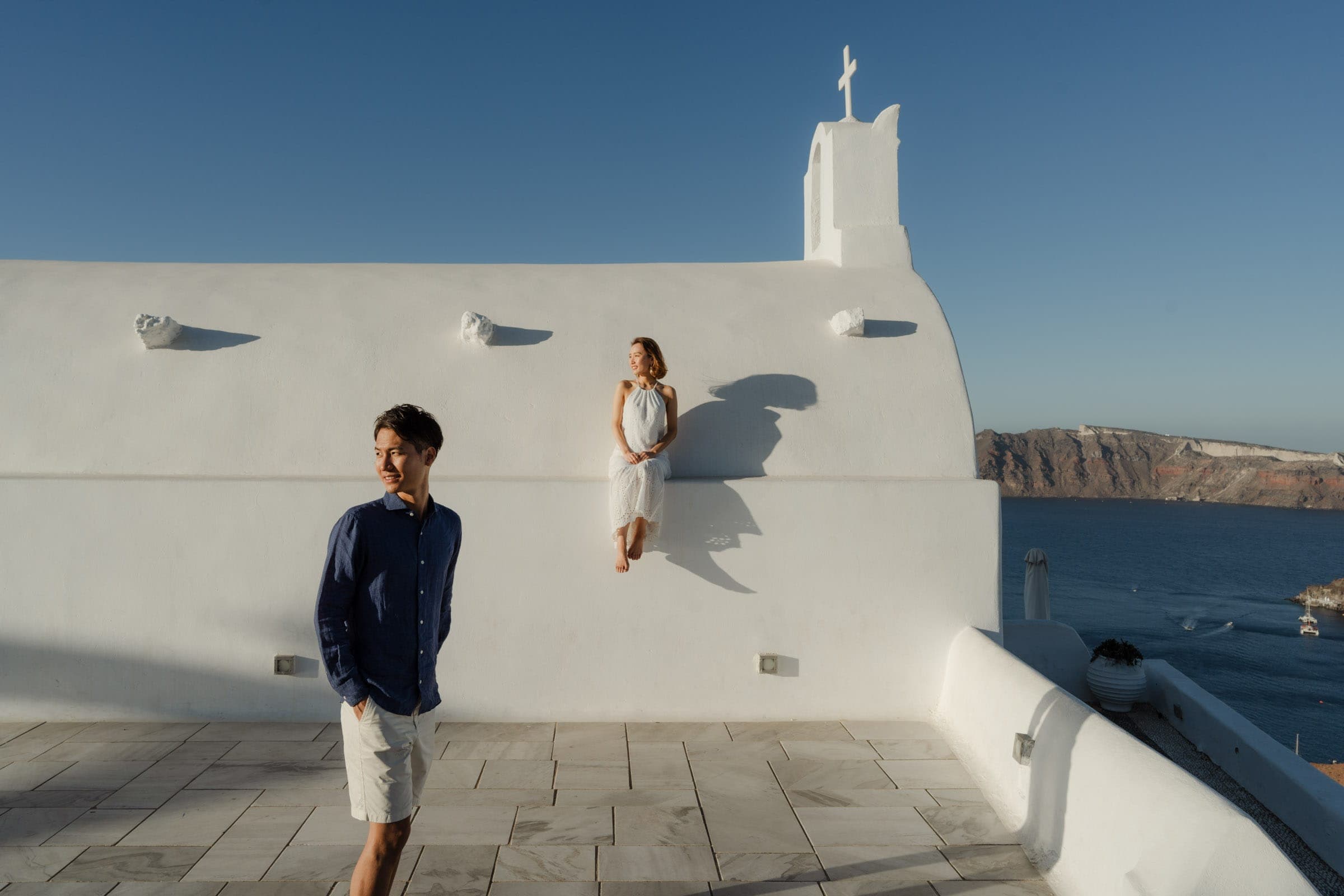 Hattori & Aiko | Aesthetic couple photoshoot in Santorini Couple Sessions-41