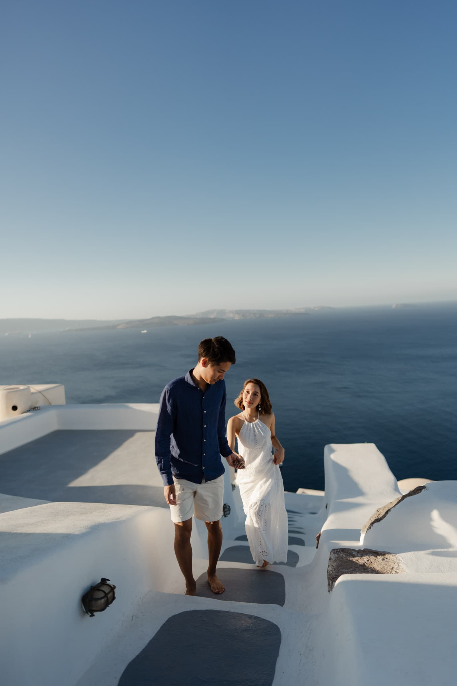 Hattori & Aiko | Aesthetic couple photoshoot in Santorini Couple Sessions-42