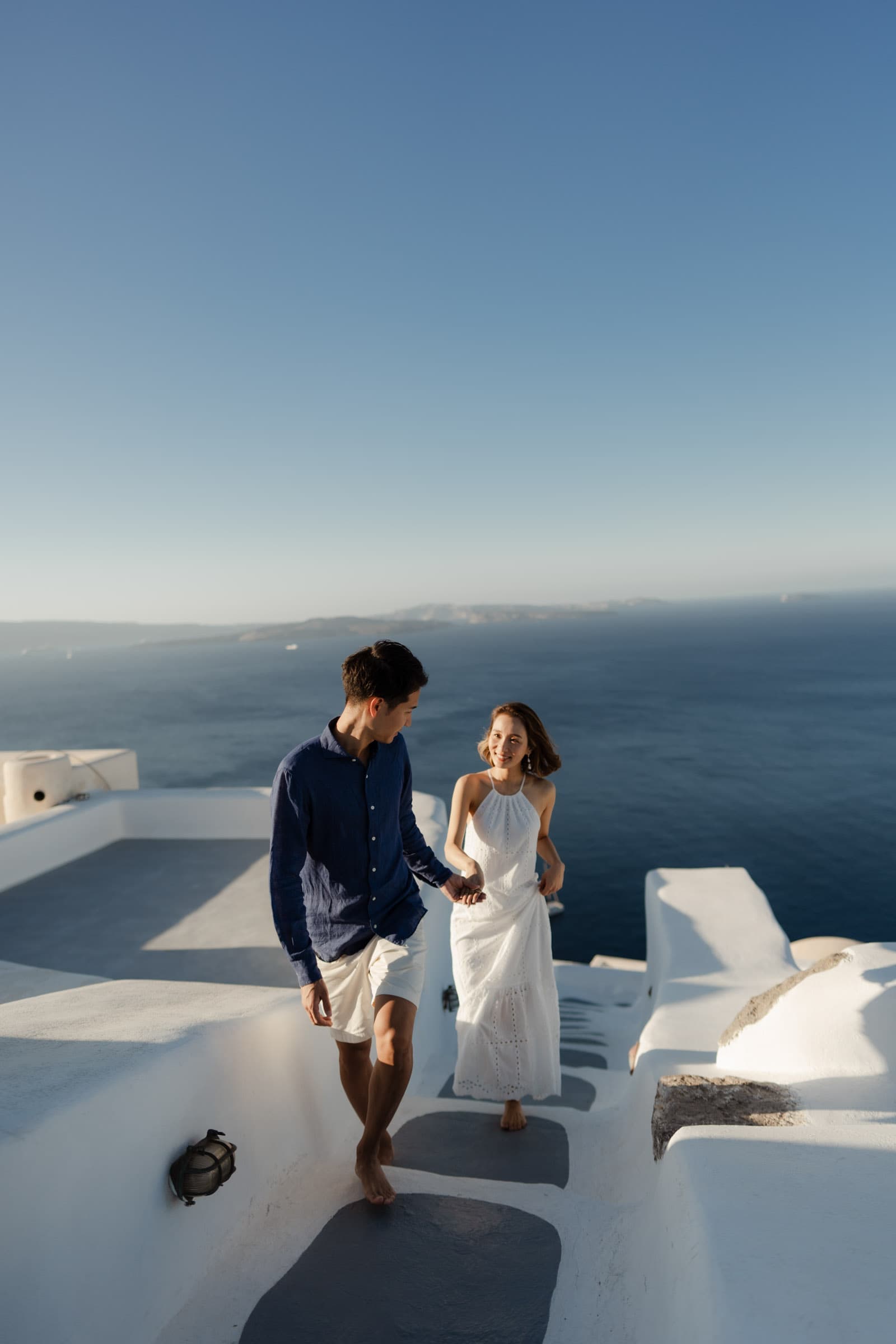 Hattori & Aiko | Aesthetic couple photoshoot in Santorini Couple Sessions-43