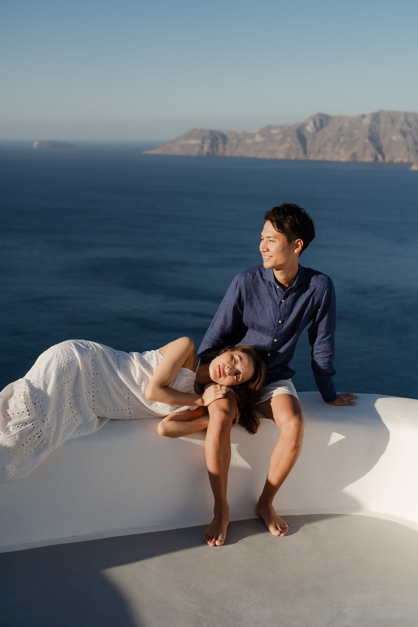 Hattori & Aiko | Aesthetic couple photoshoot in Santorini Couple Sessions-44