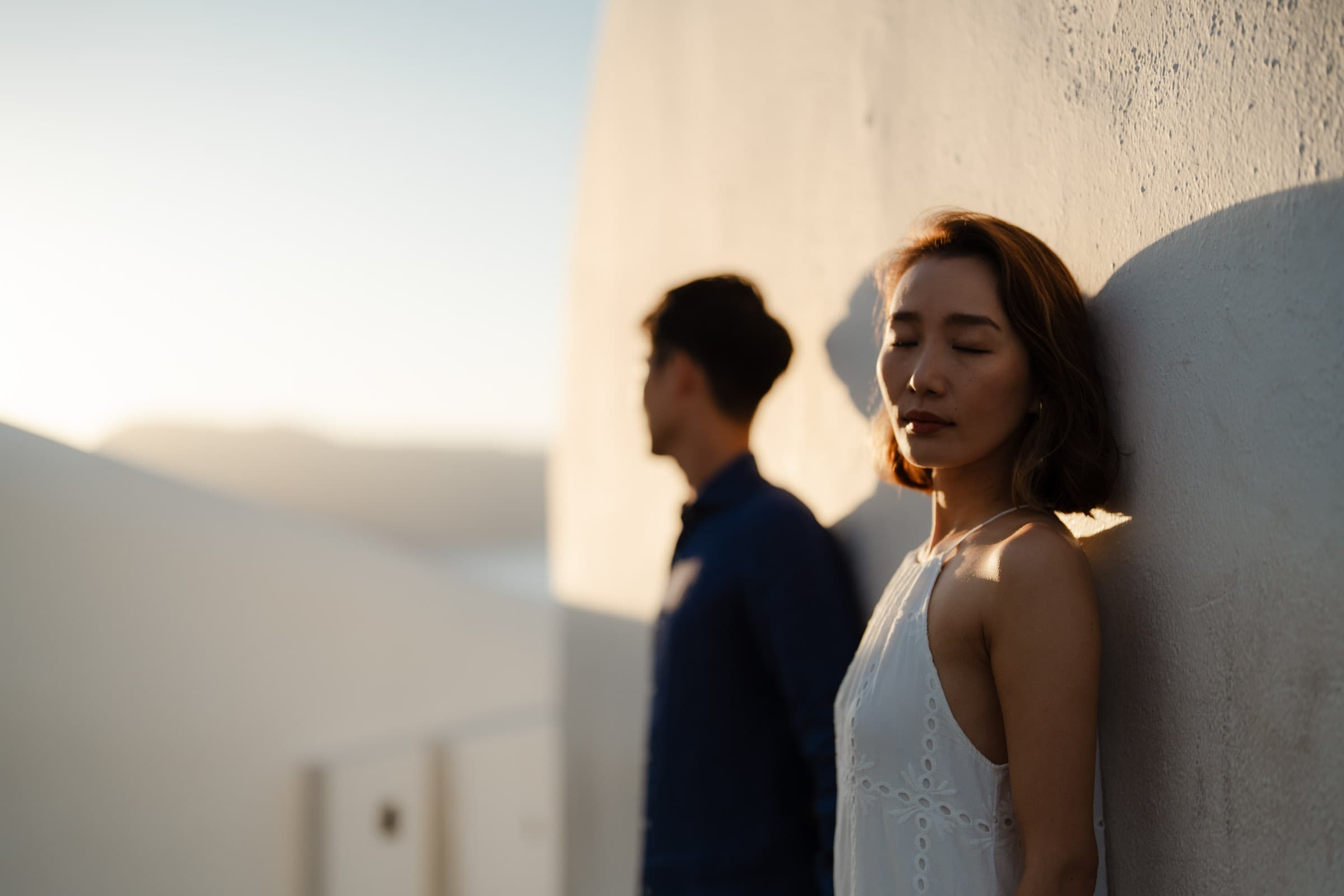 Hattori & Aiko | Aesthetic couple photoshoot in Santorini Couple Sessions-6