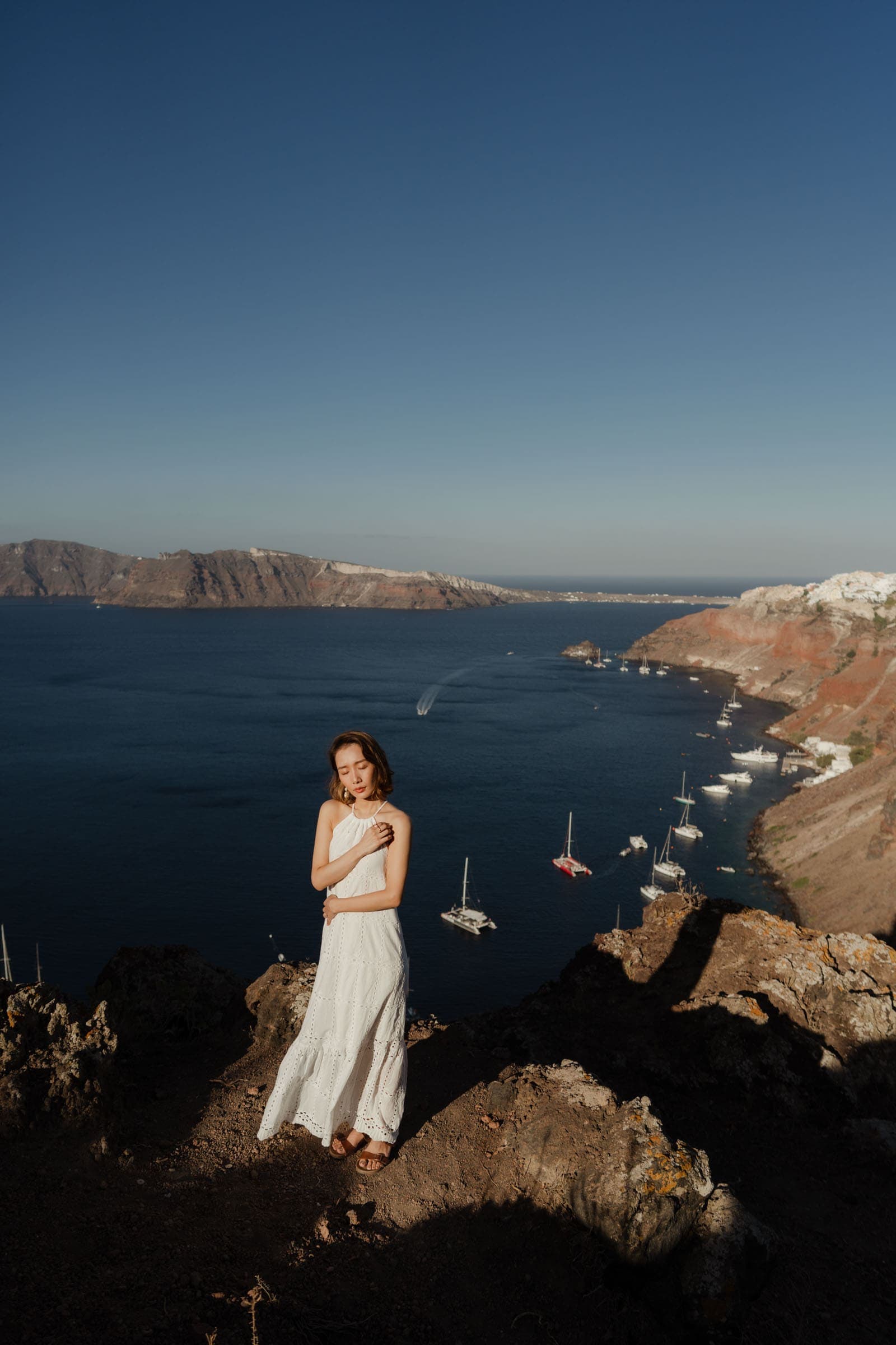 Hattori & Aiko | Aesthetic couple photoshoot in Santorini Couple Sessions-54