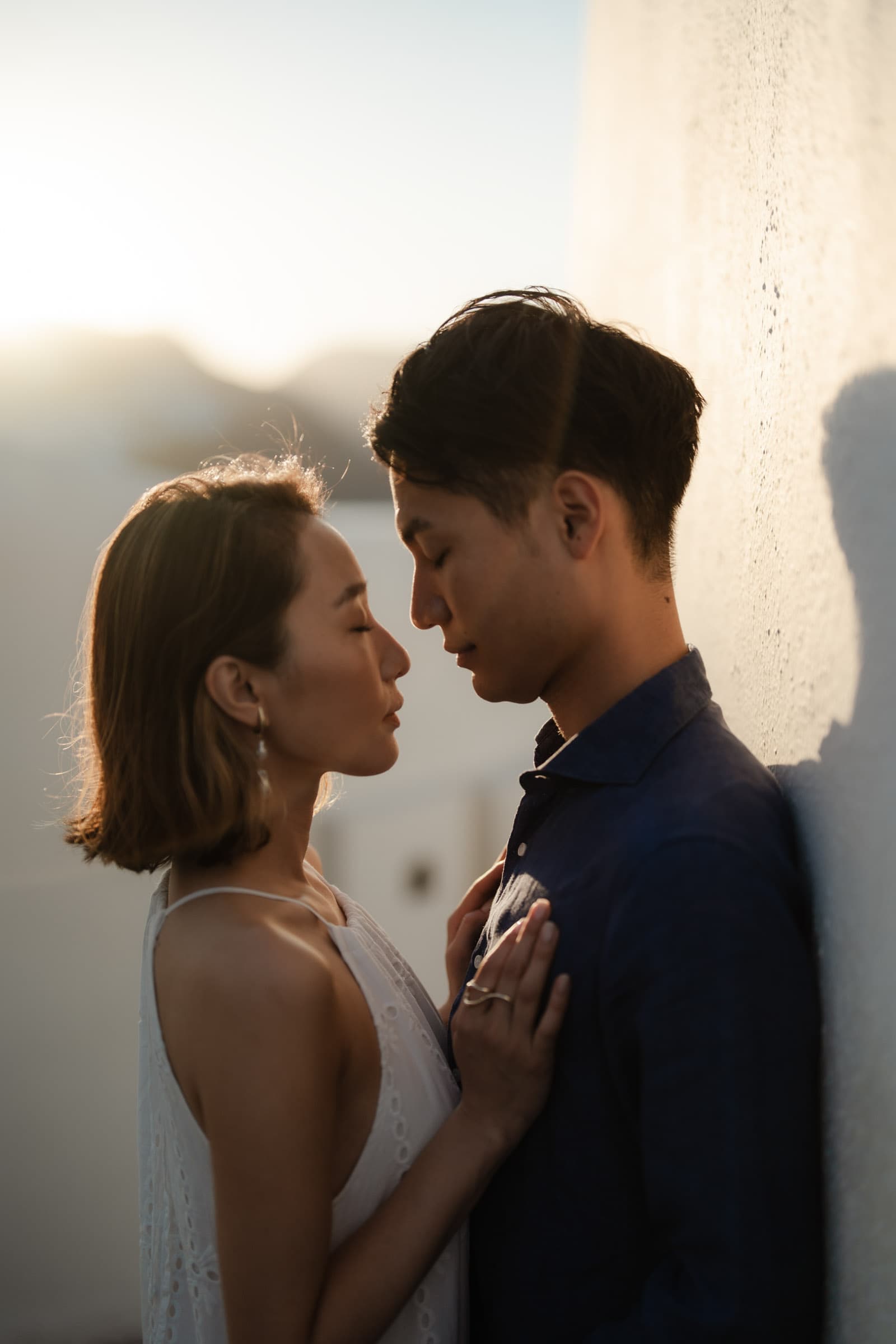 Hattori & Aiko | Aesthetic couple photoshoot in Santorini Couple Sessions-8