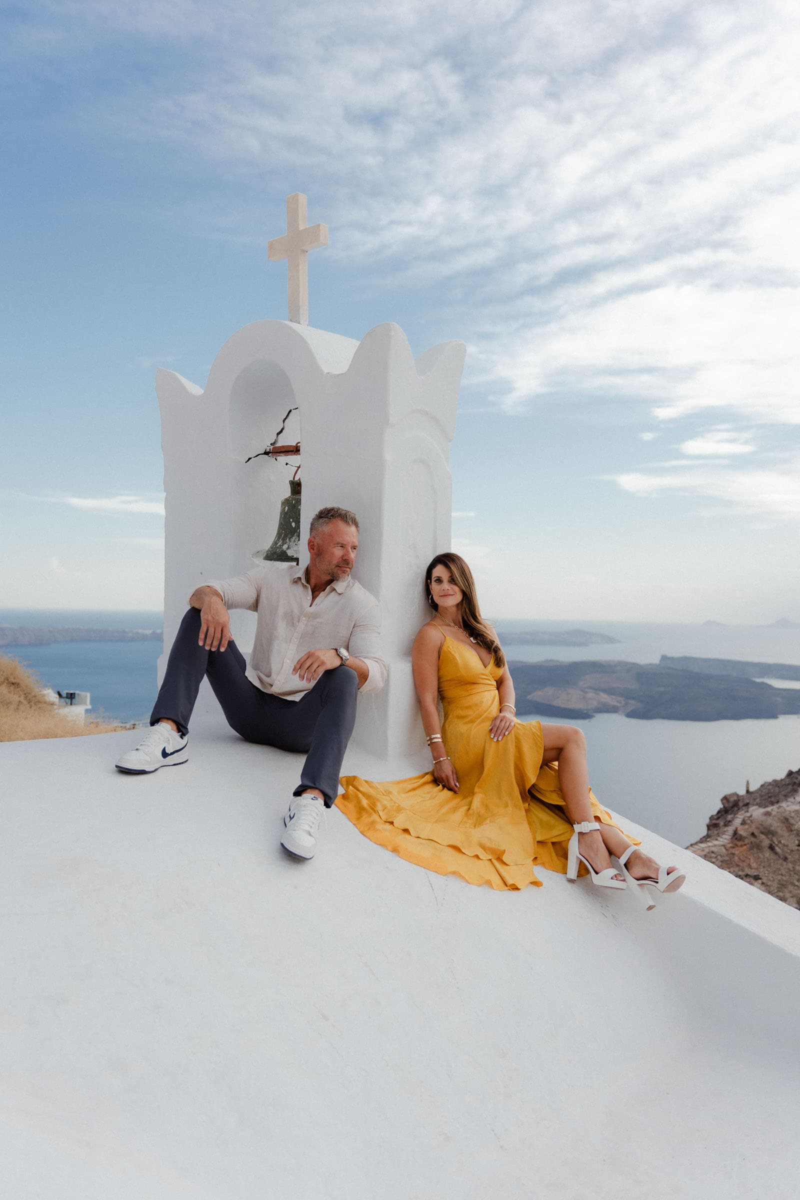 Ashlee and Steven – Wedding proposal photoshoot 20 years later Proposals in Santorini-19