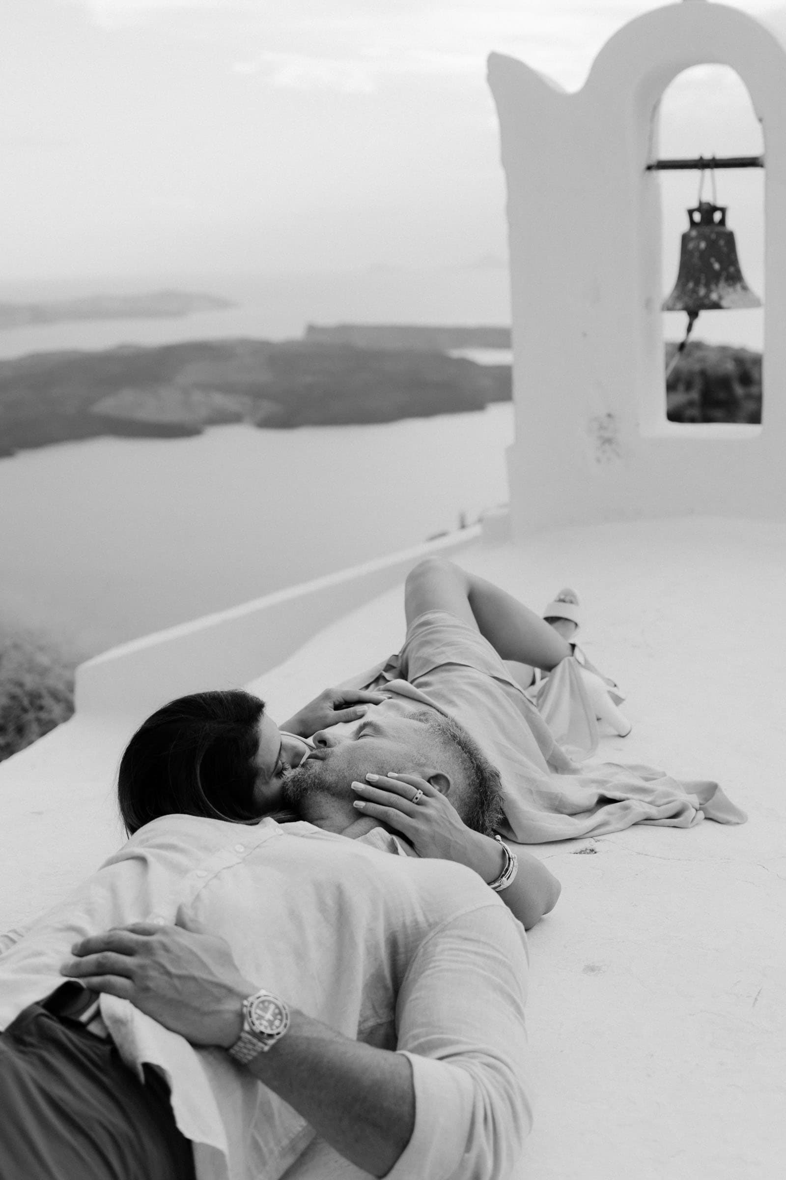 Ashlee and Steven – Wedding proposal photoshoot 20 years later Proposals in Santorini-25