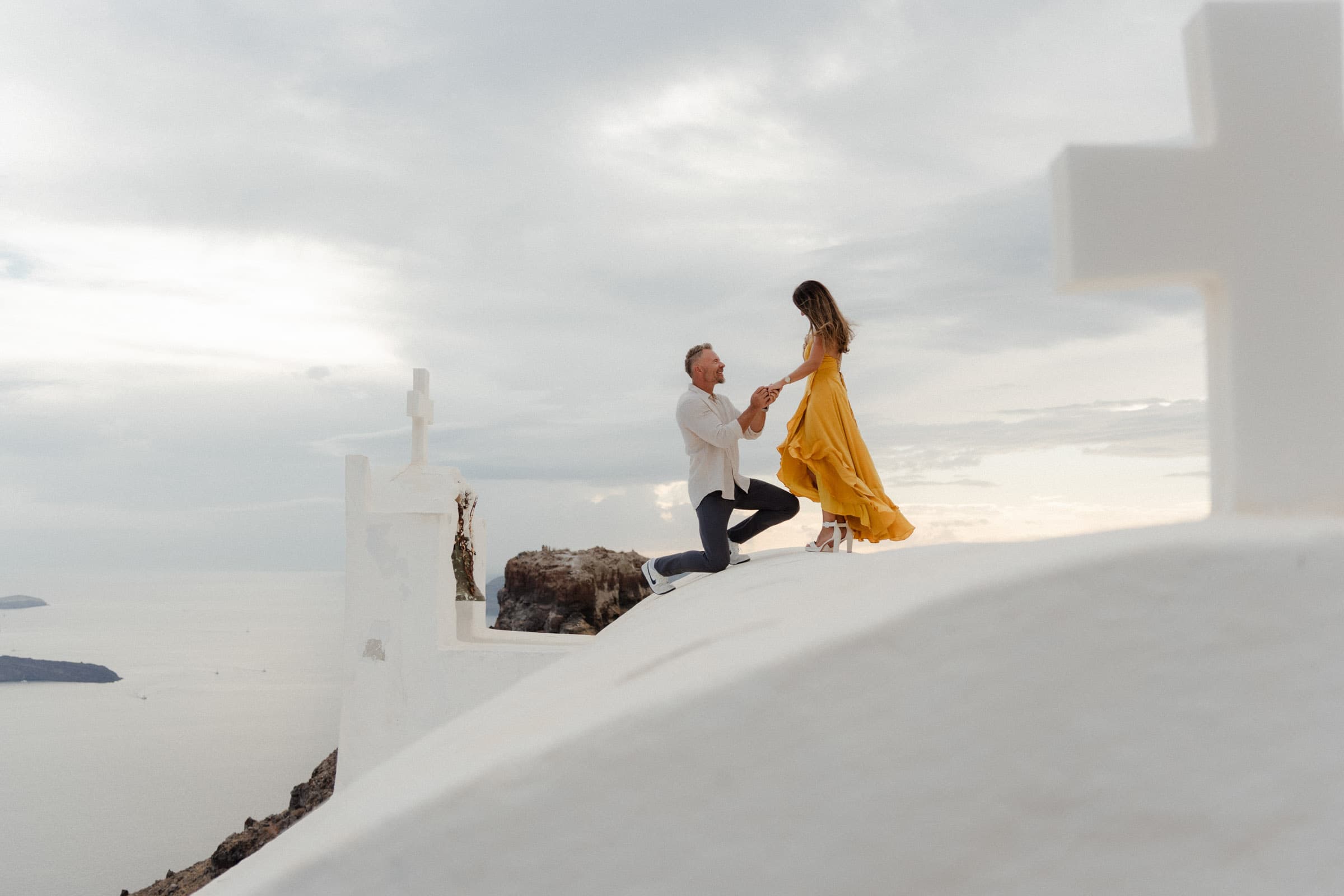 Ashlee and Steven – Wedding proposal photoshoot 20 years later Proposals in Santorini-28