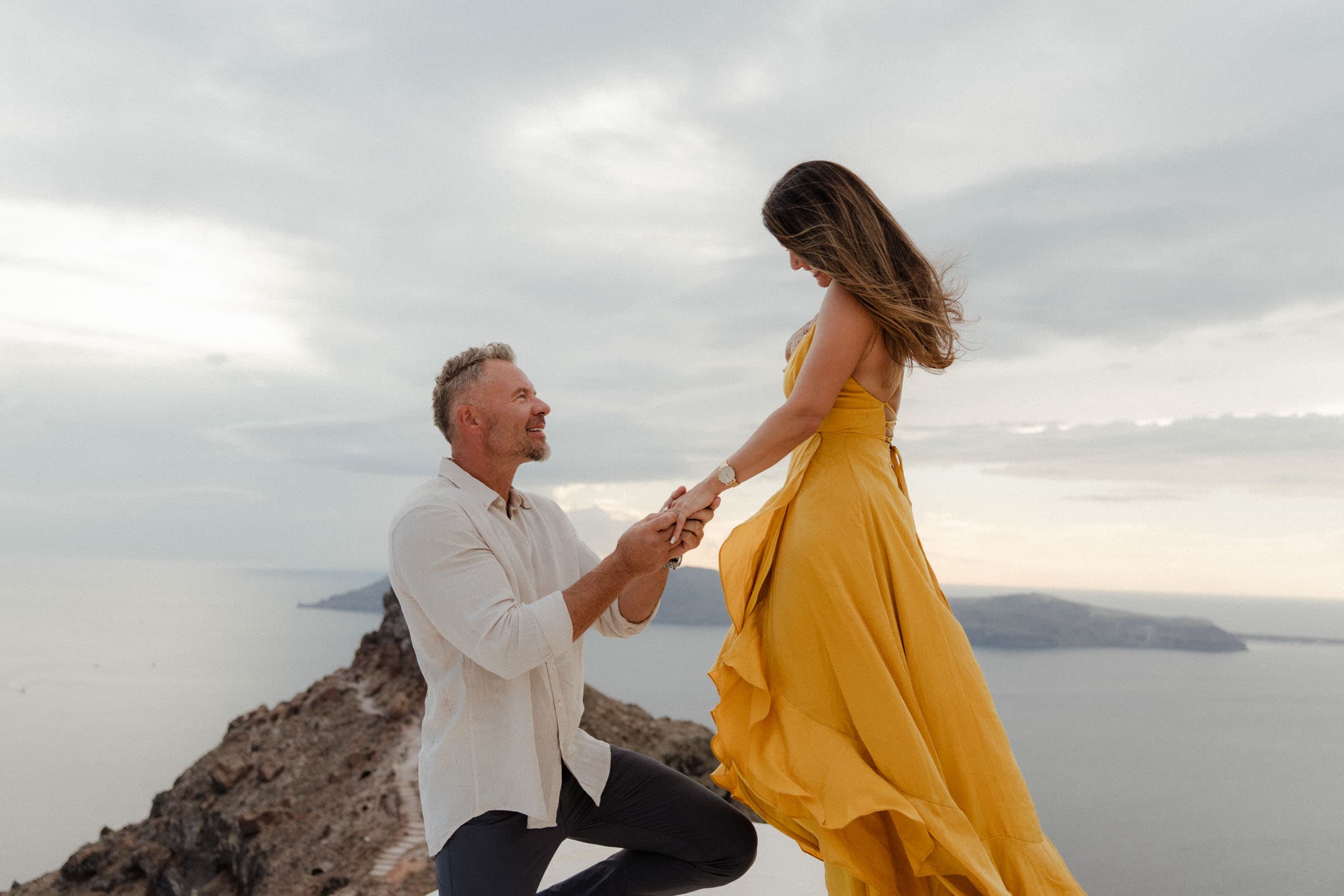 Ashlee and Steven – Wedding proposal photoshoot 20 years later Proposals in Santorini-30