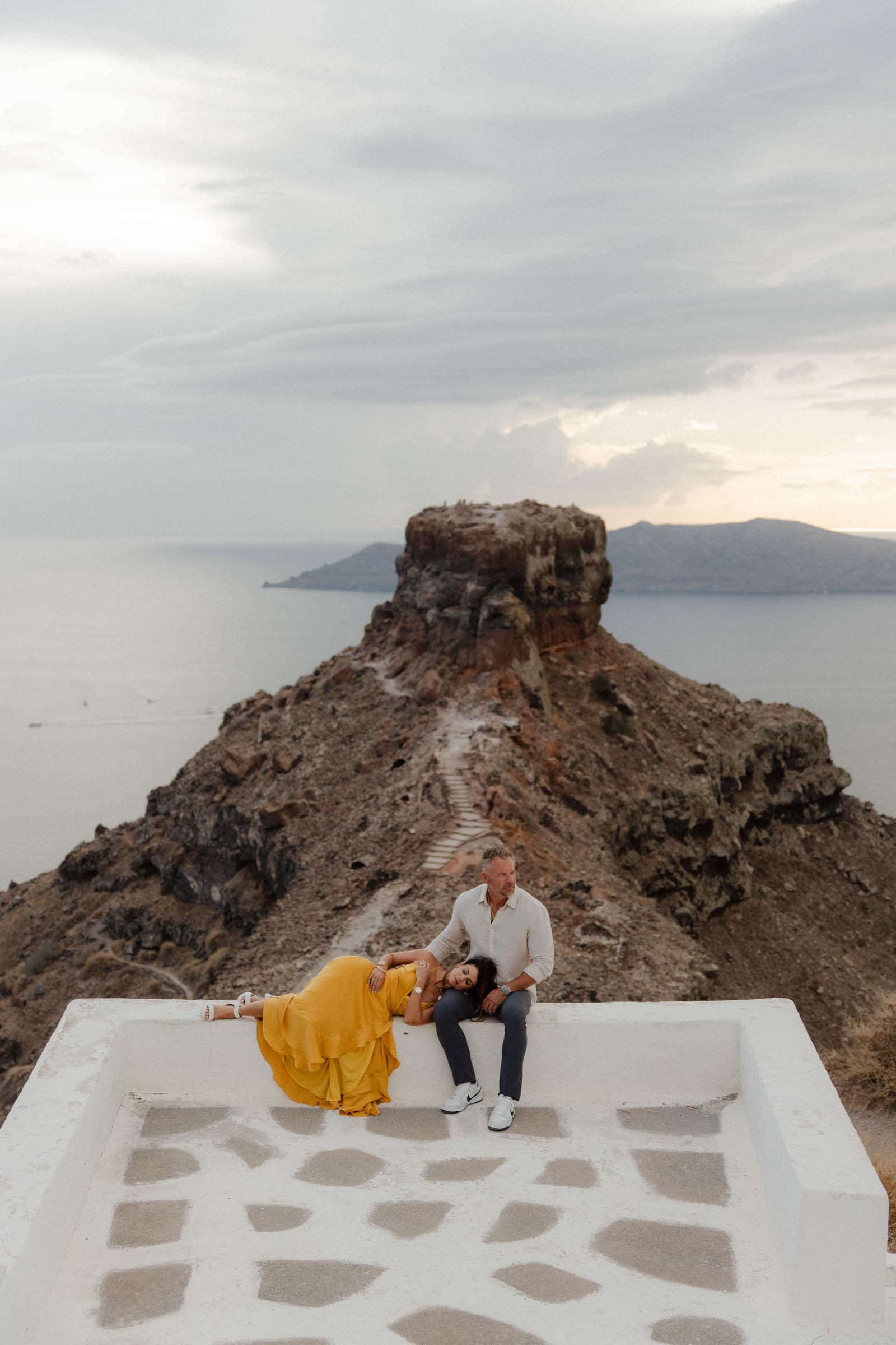 Ashlee and Steven – Wedding proposal photoshoot 20 years later Proposals in Santorini-31
