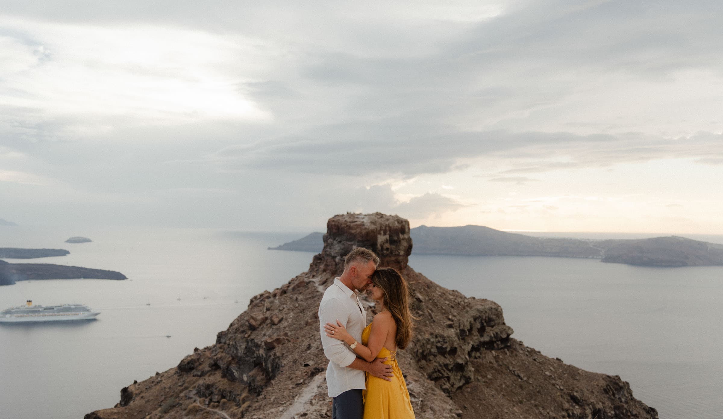 Ashlee and Steven – Wedding proposal photoshoot 20 years later Proposals in Santorini-32