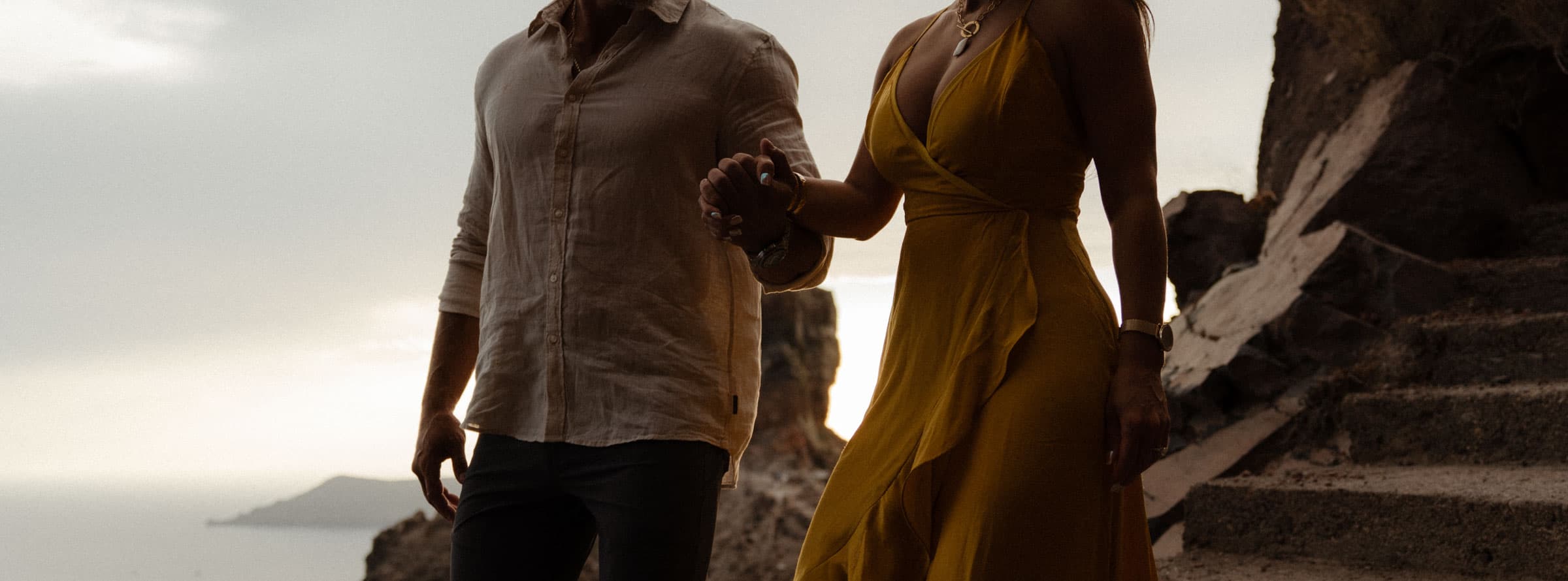 Ashlee and Steven – Wedding proposal photoshoot 20 years later Proposals in Santorini-34