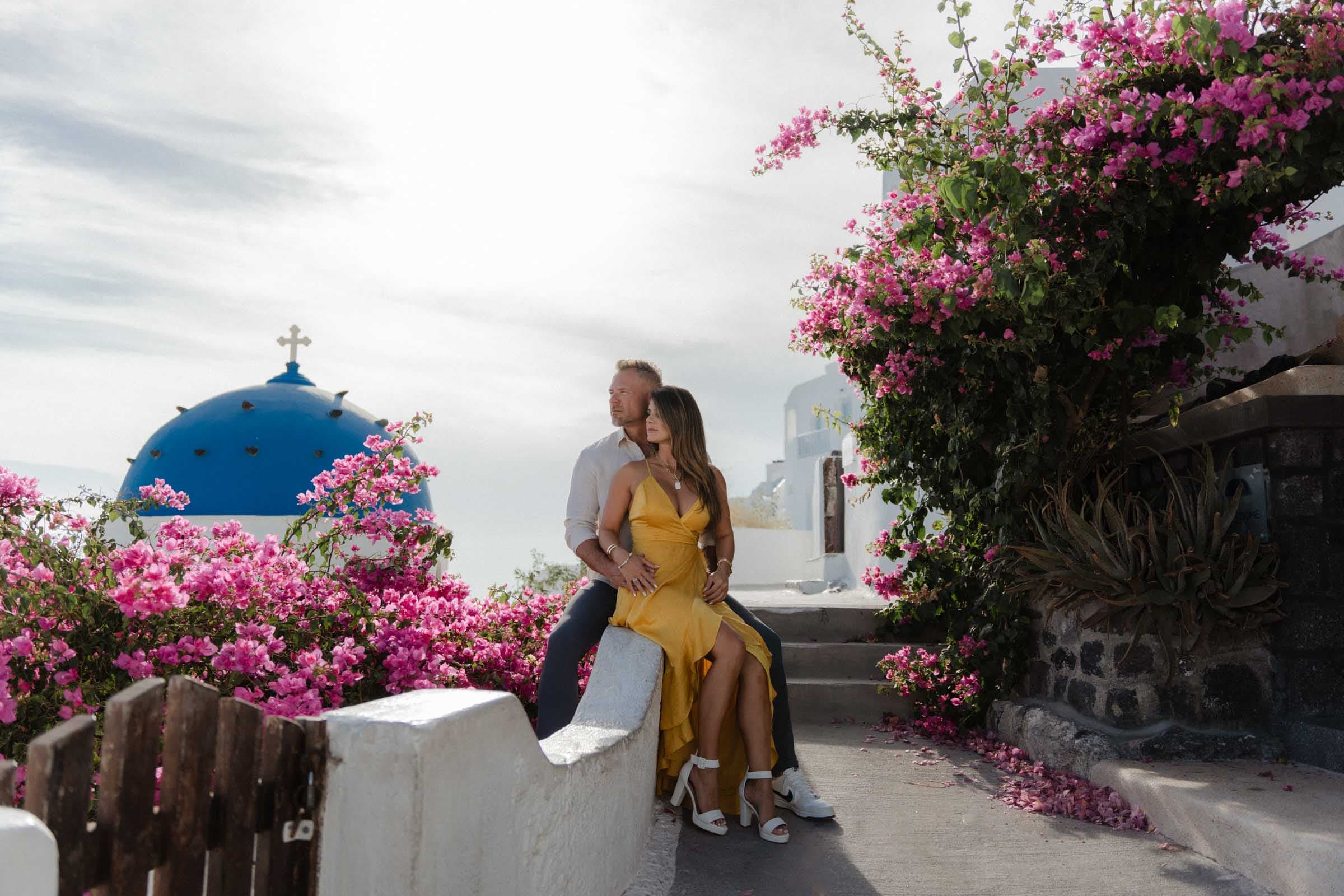 Ashlee and Steven – Wedding proposal photoshoot 20 years later Proposals in Santorini-5
