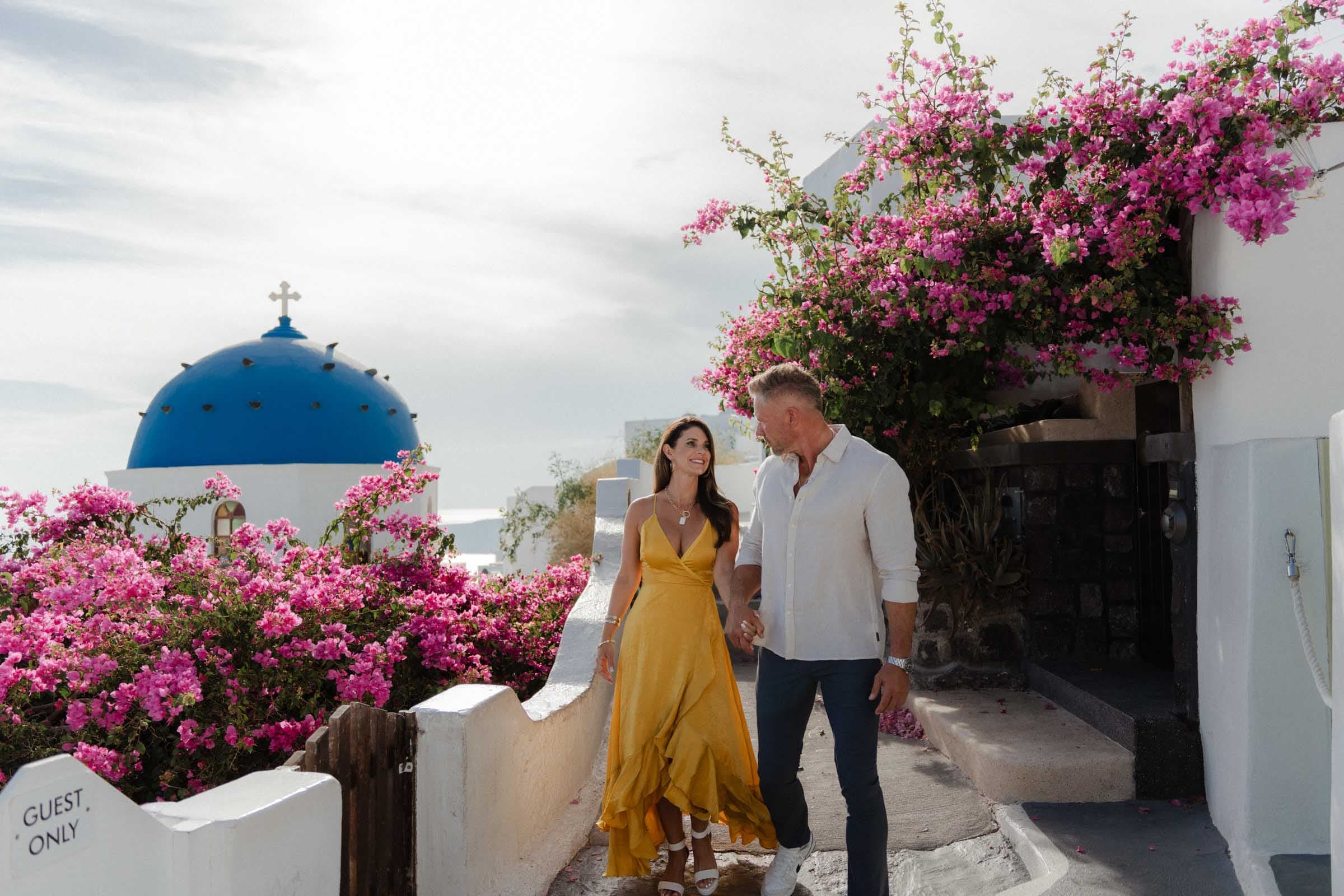 Ashlee and Steven – Wedding proposal photoshoot 20 years later Proposals in Santorini-6