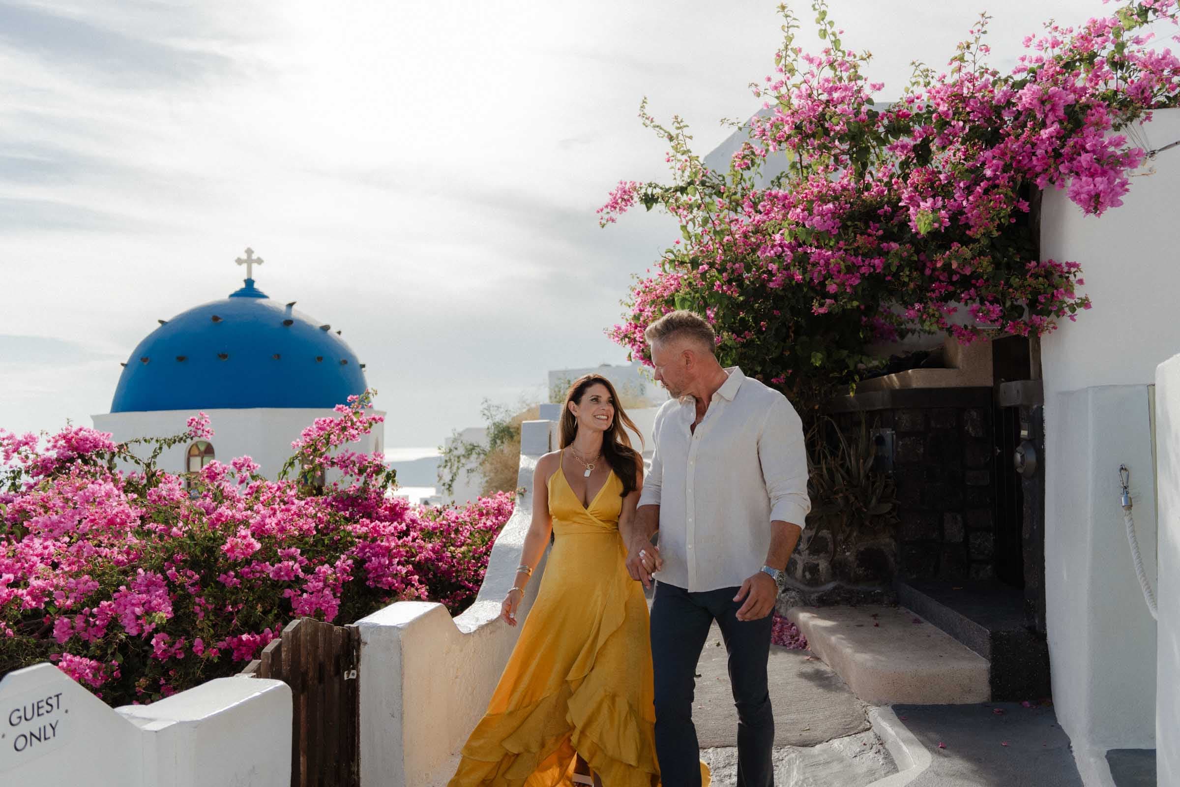 Ashlee and Steven – Wedding proposal photoshoot 20 years later Proposals in Santorini-7