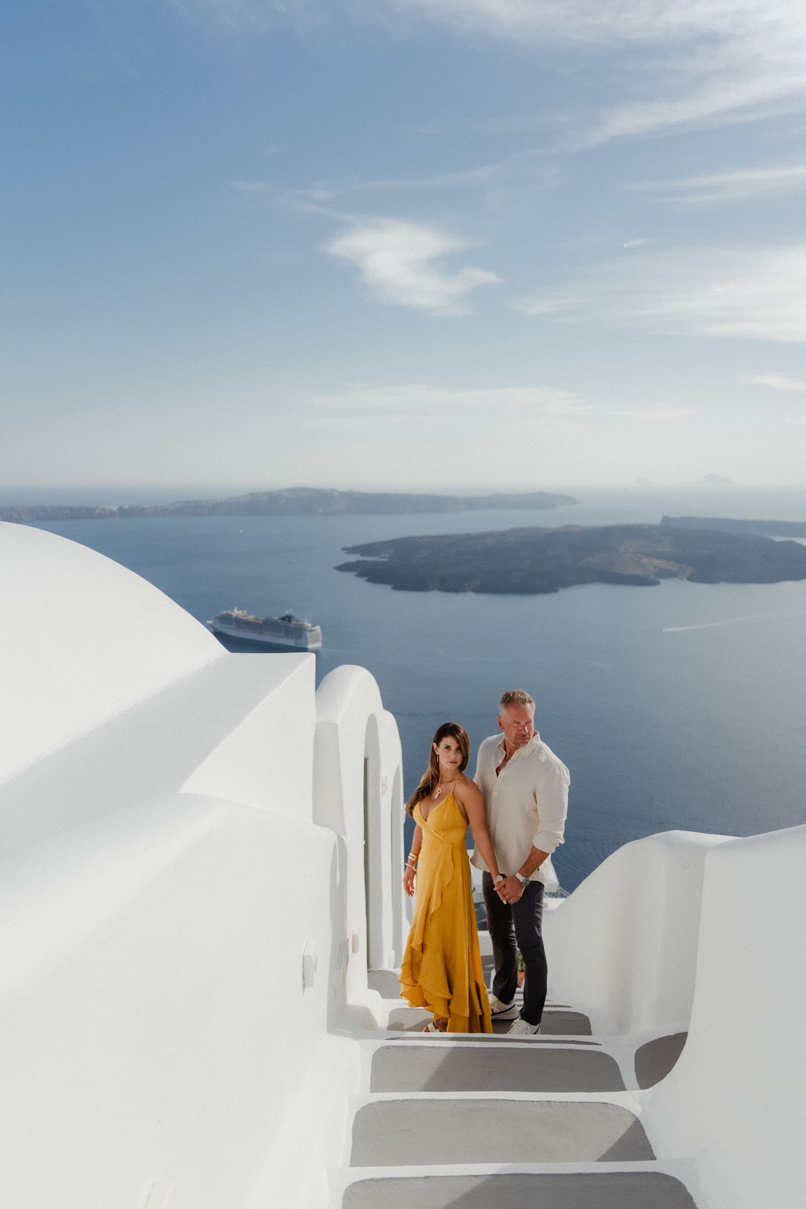Ashlee and Steven – Wedding proposal photoshoot 20 years later Proposals in Santorini-9