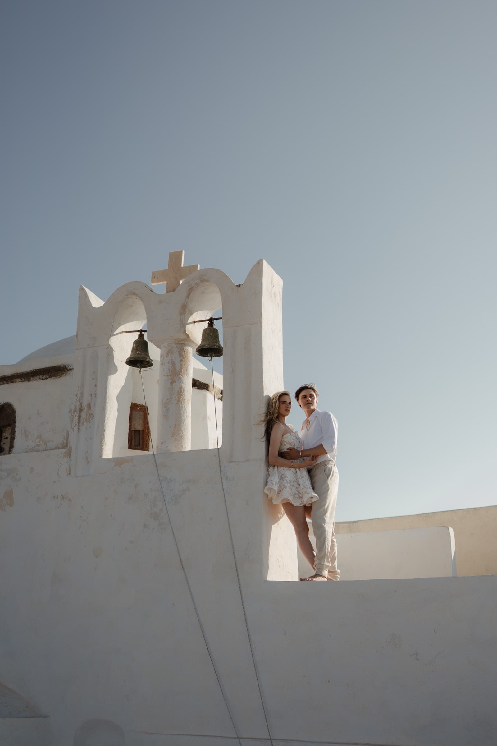 Alyshia and Julian | Santorini Couple Photoshoot in Pyrgos & Imerovigli Couple Sessions-13