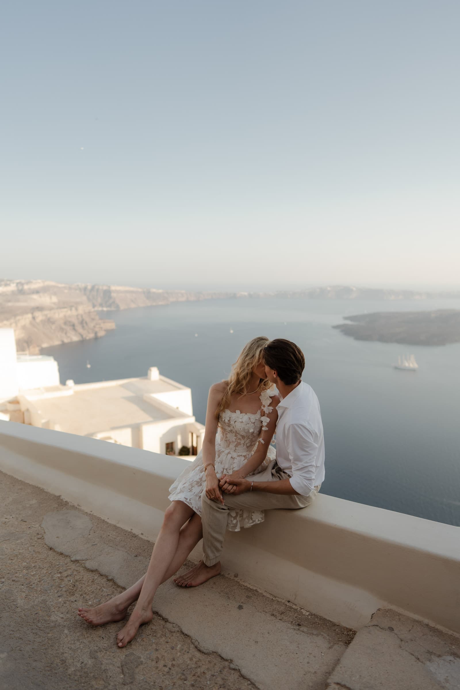 Alyshia and Julian | Santorini Couple Photoshoot in Pyrgos & Imerovigli Couple Sessions-17