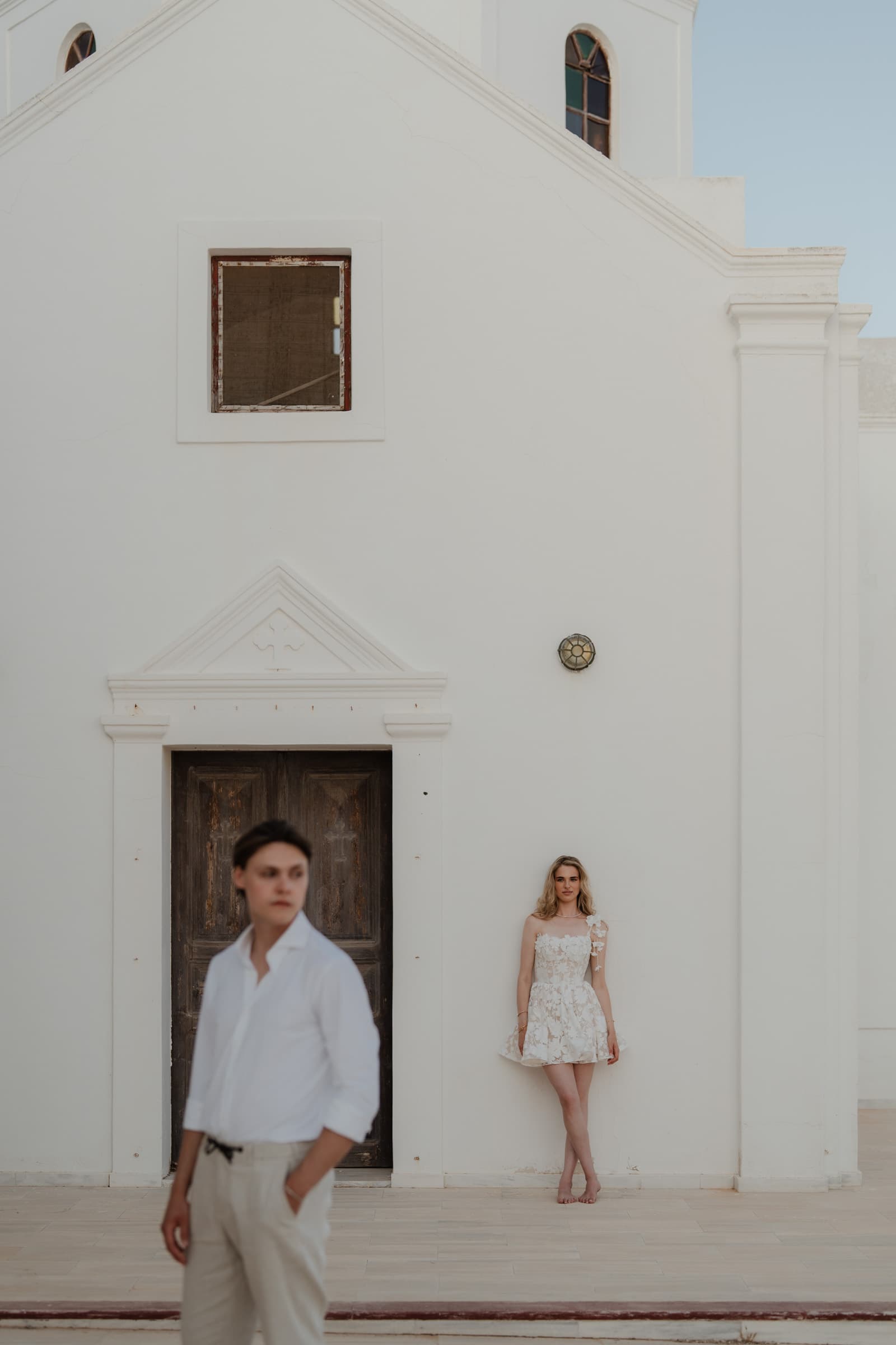 Alyshia and Julian | Santorini Couple Photoshoot in Pyrgos & Imerovigli Couple Sessions-24