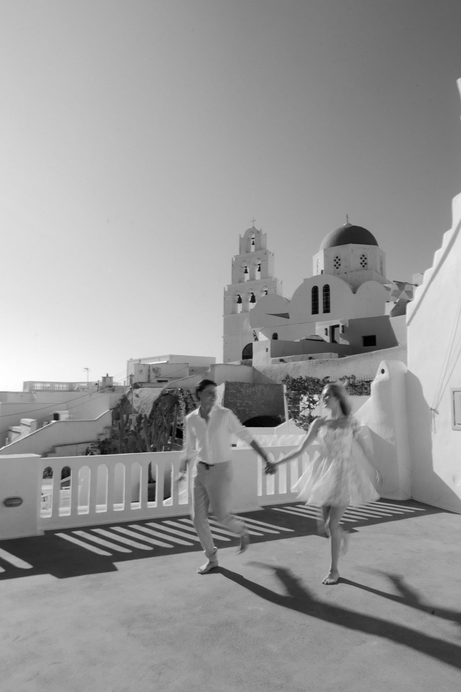 Alyshia and Julian | Santorini Couple Photoshoot in Pyrgos & Imerovigli Couple Sessions-5