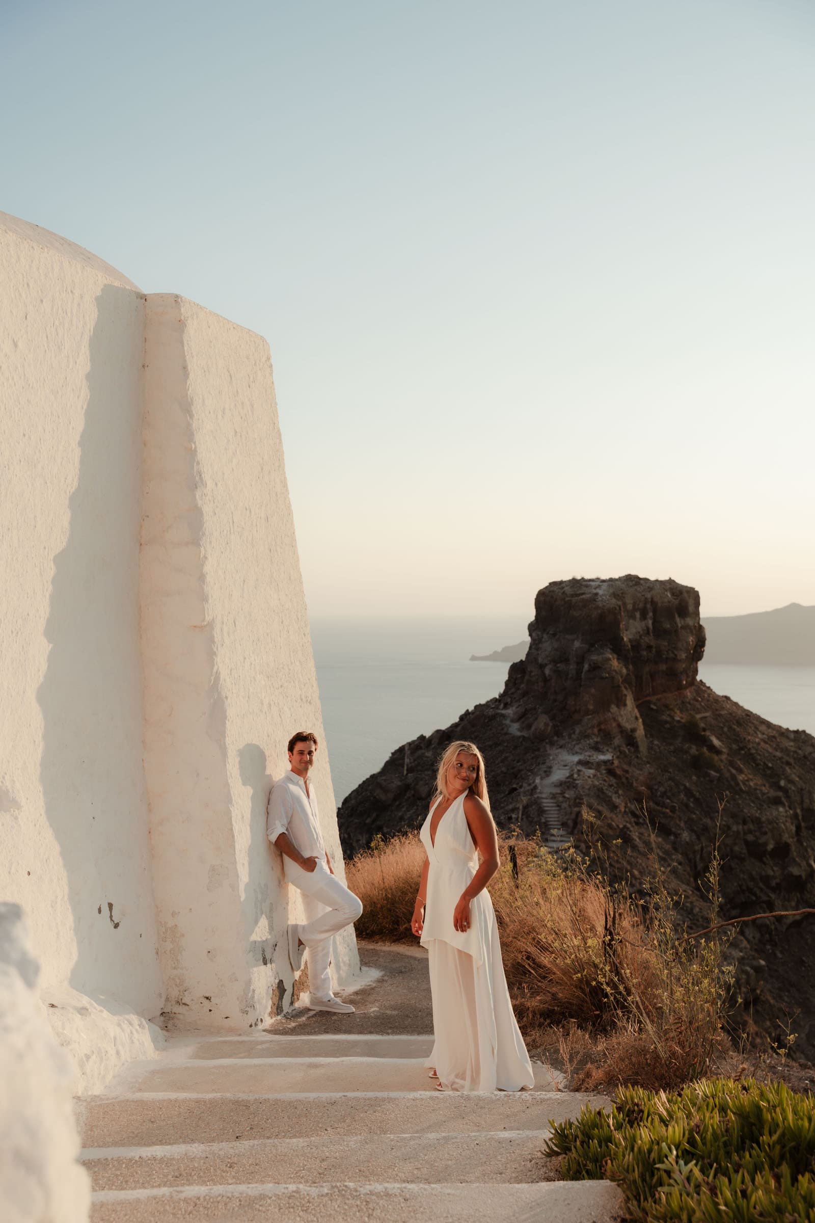 Gianna and Kenny | Imerovigli Couple Session at Skaros Rock Couple Sessions-23