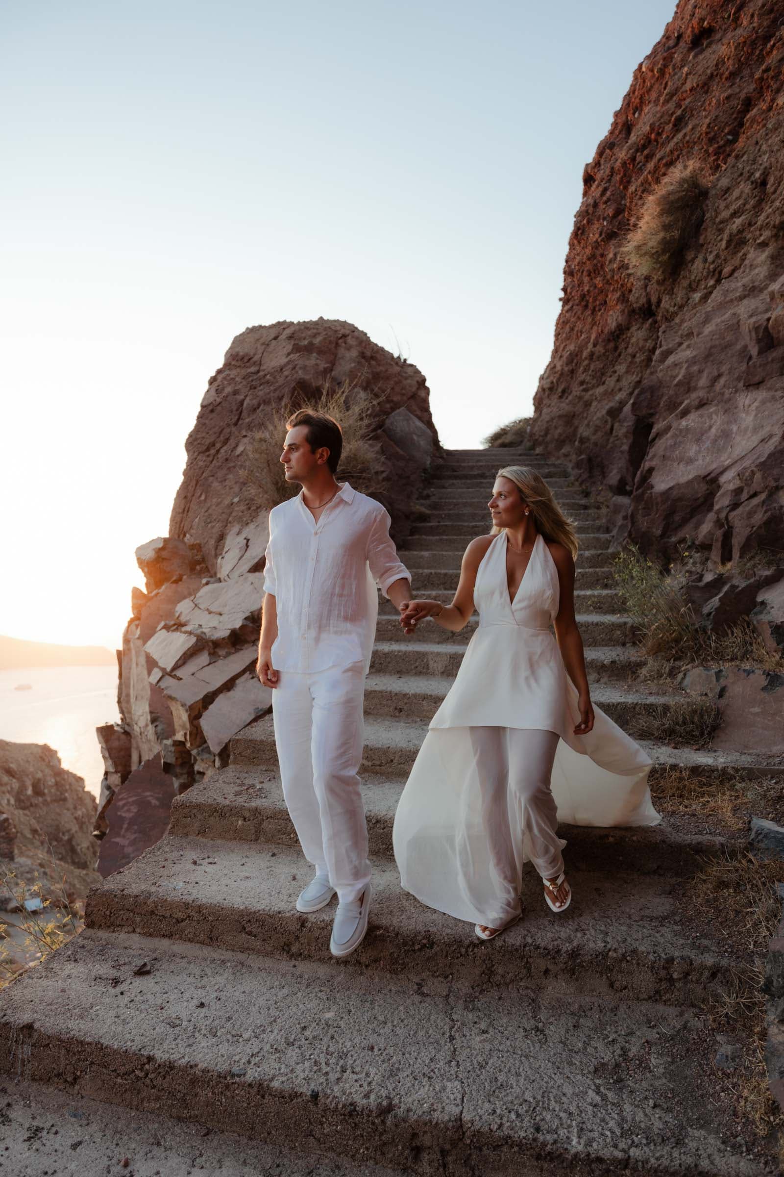 Gianna and Kenny | Imerovigli Couple Session at Skaros Rock Couple Sessions-30