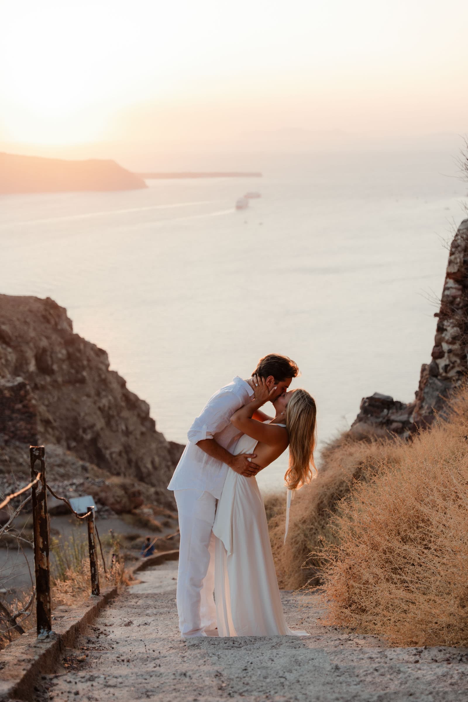 Gianna and Kenny | Imerovigli Couple Session at Skaros Rock Couple Sessions-33