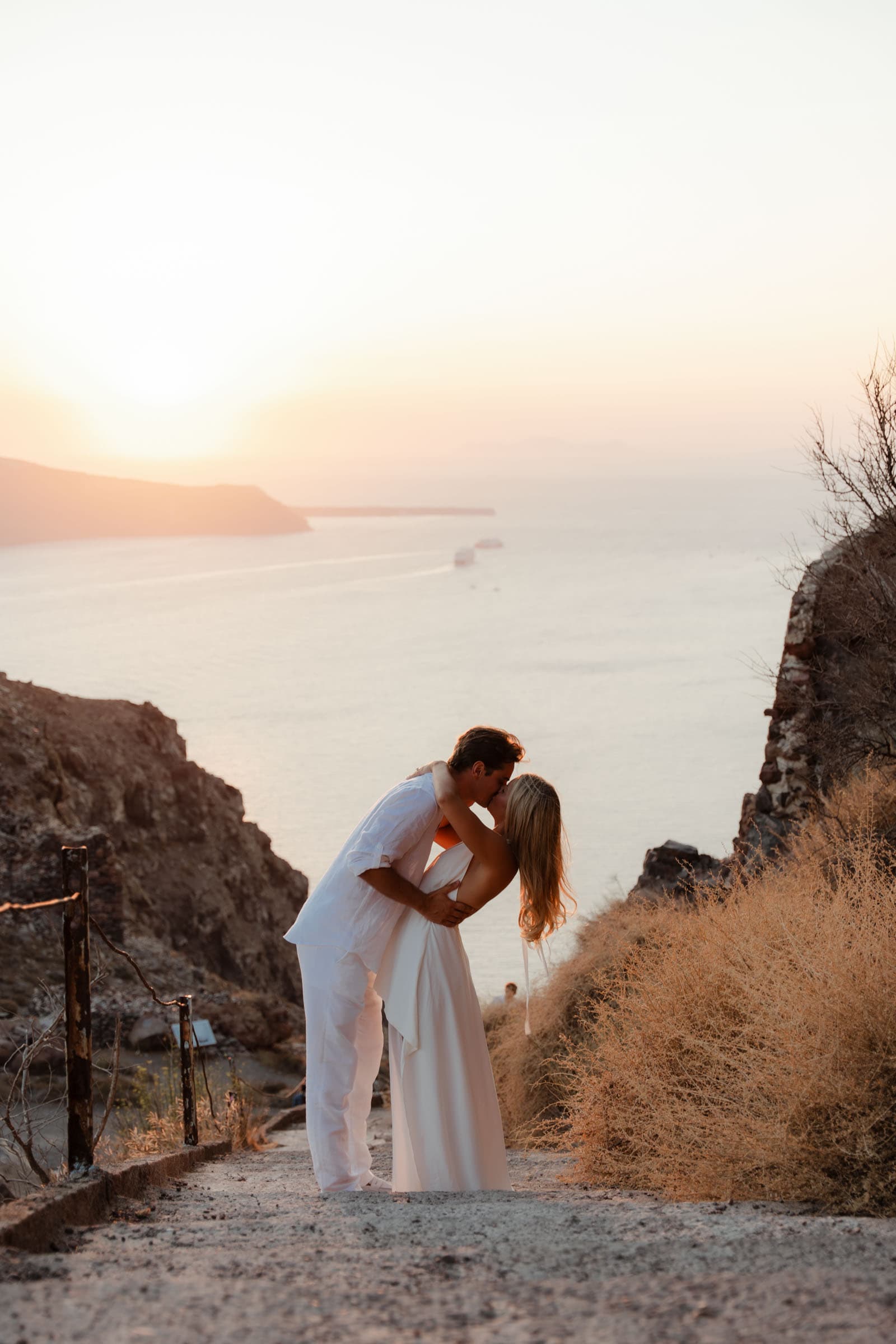 Gianna and Kenny | Imerovigli Couple Session at Skaros Rock Couple Sessions-34