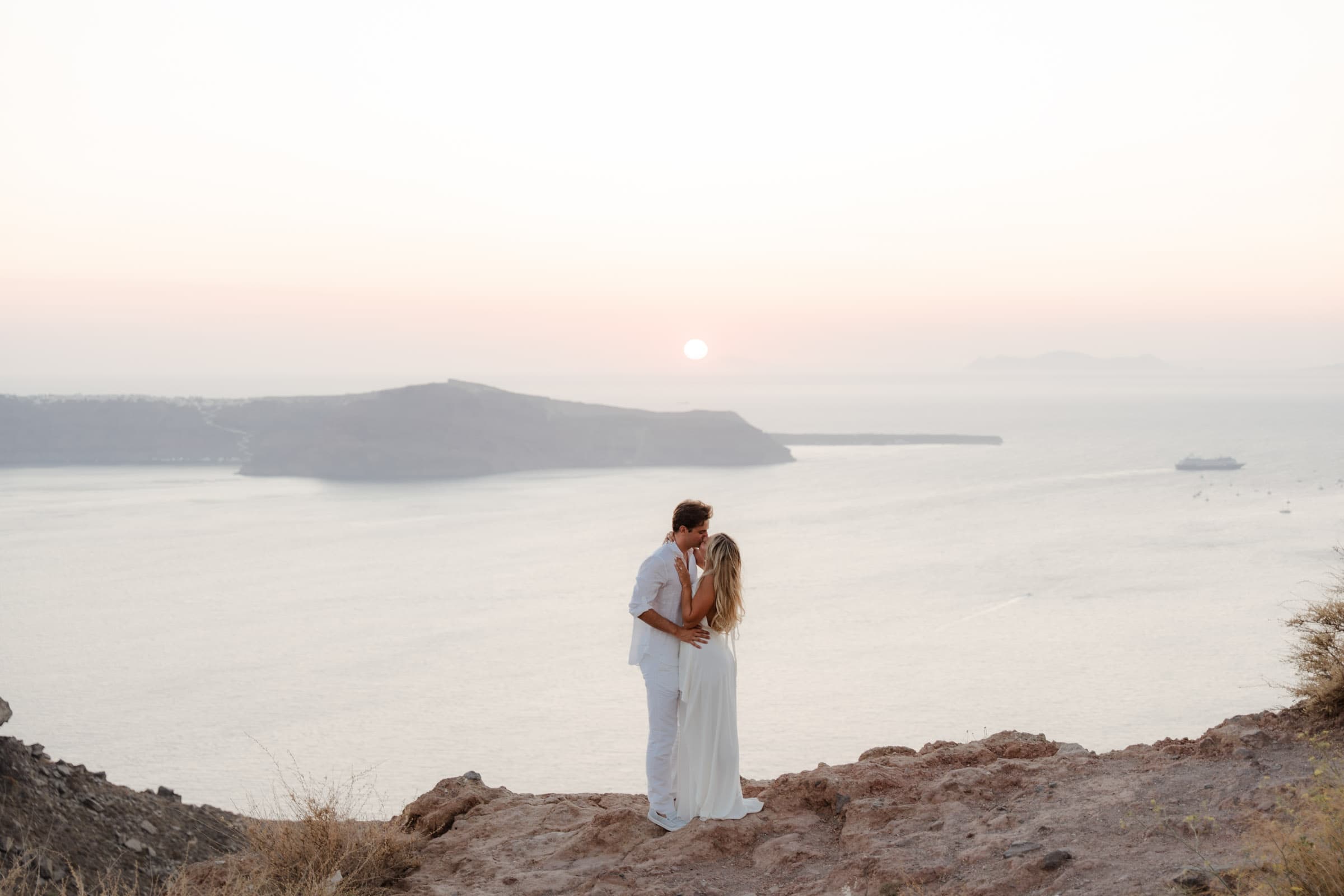 Gianna and Kenny | Imerovigli Couple Session at Skaros Rock Couple Sessions-38