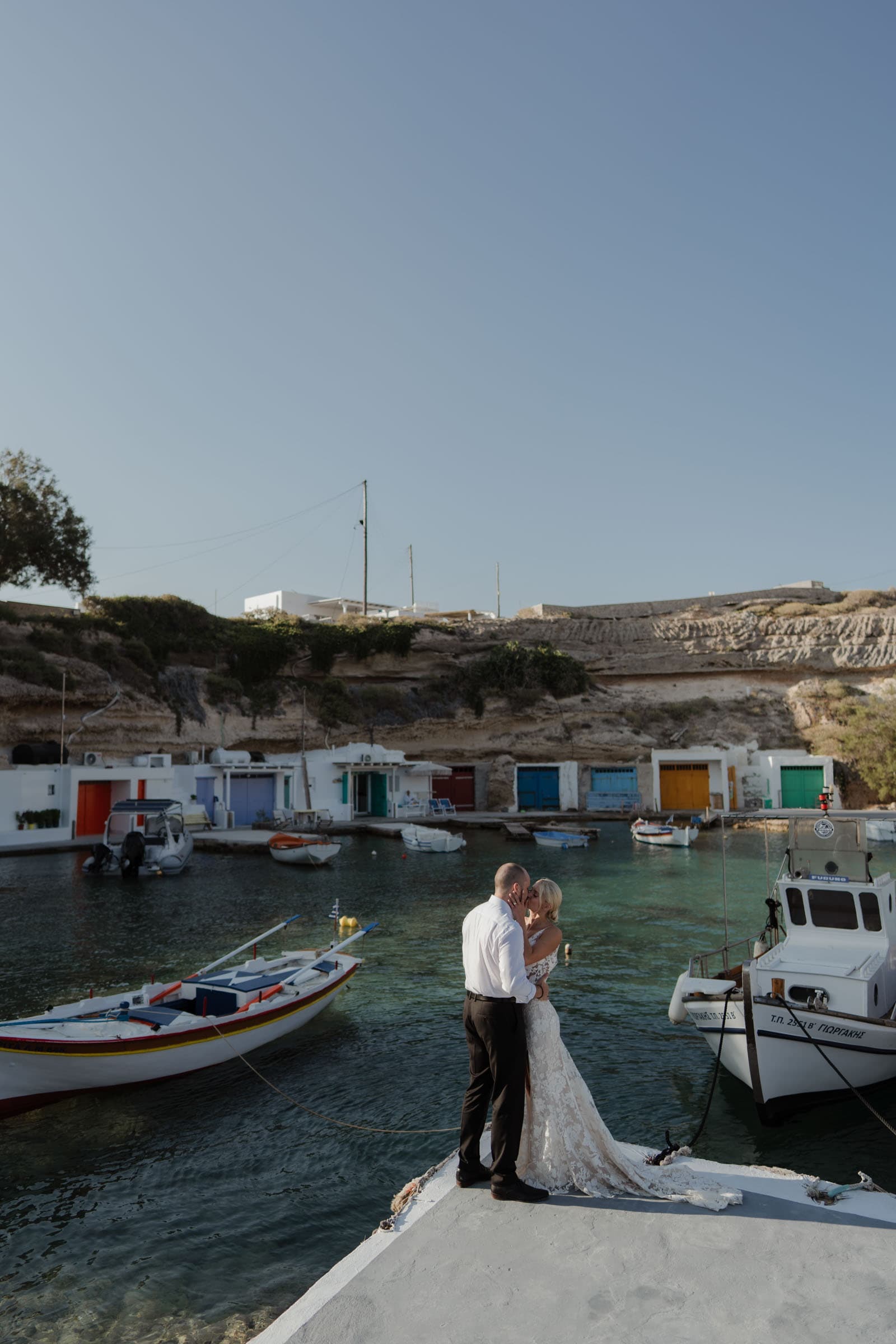 Taylor & John – A Milos Elopement Other Greek Islands-64