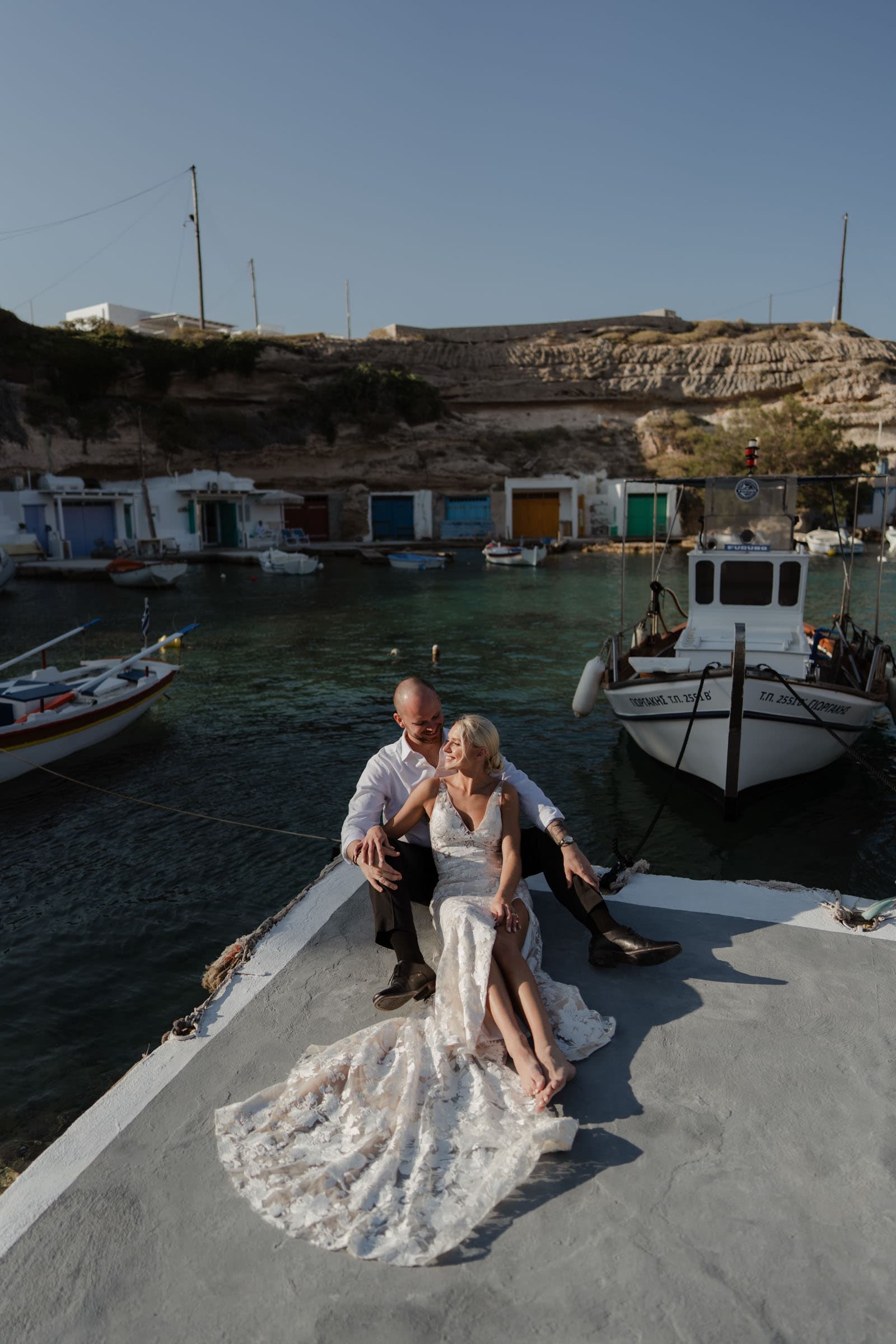 Taylor & John – A Milos Elopement Other Greek Islands-66