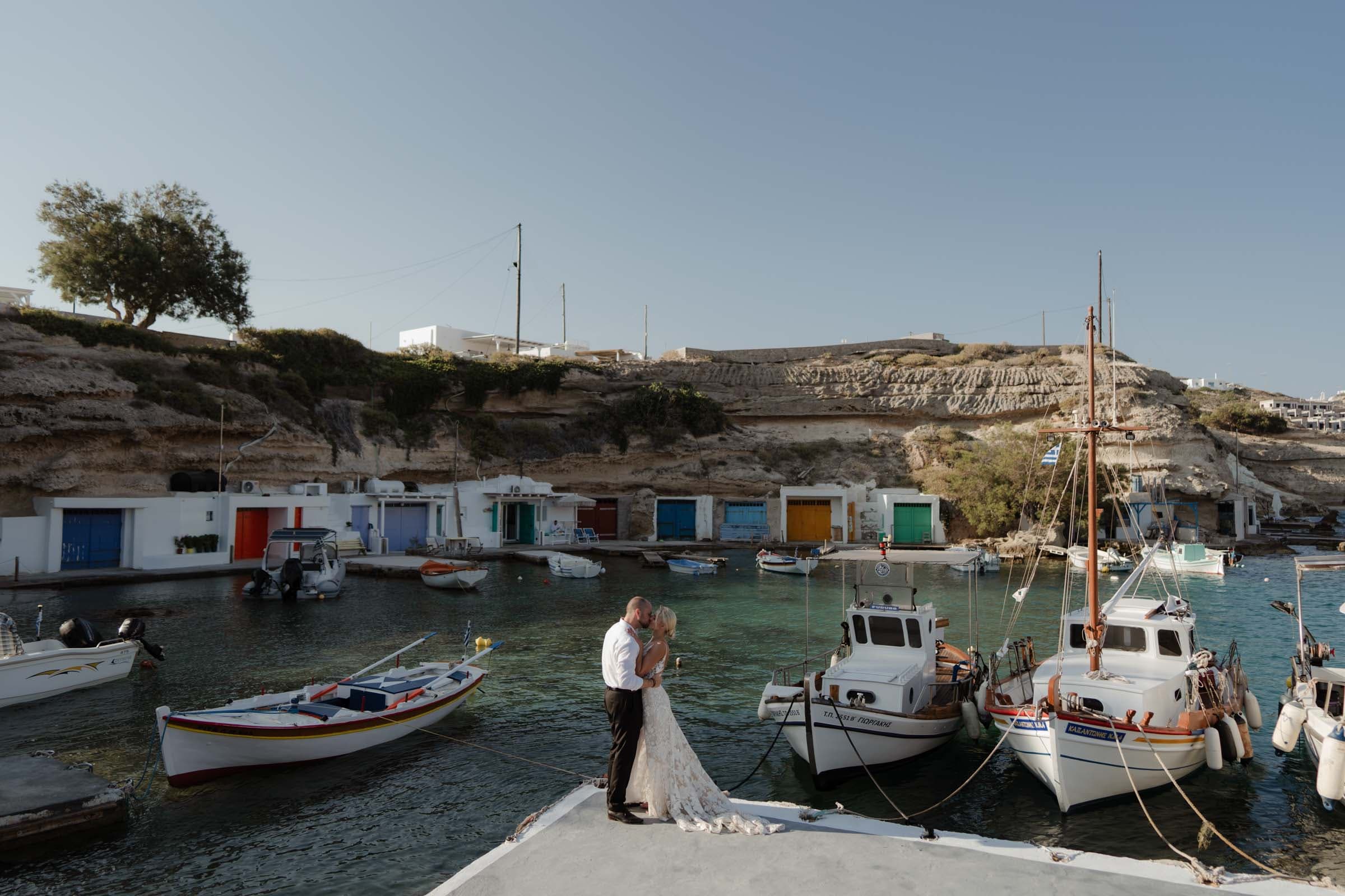 Taylor & John – A Milos Elopement Other Greek Islands-67