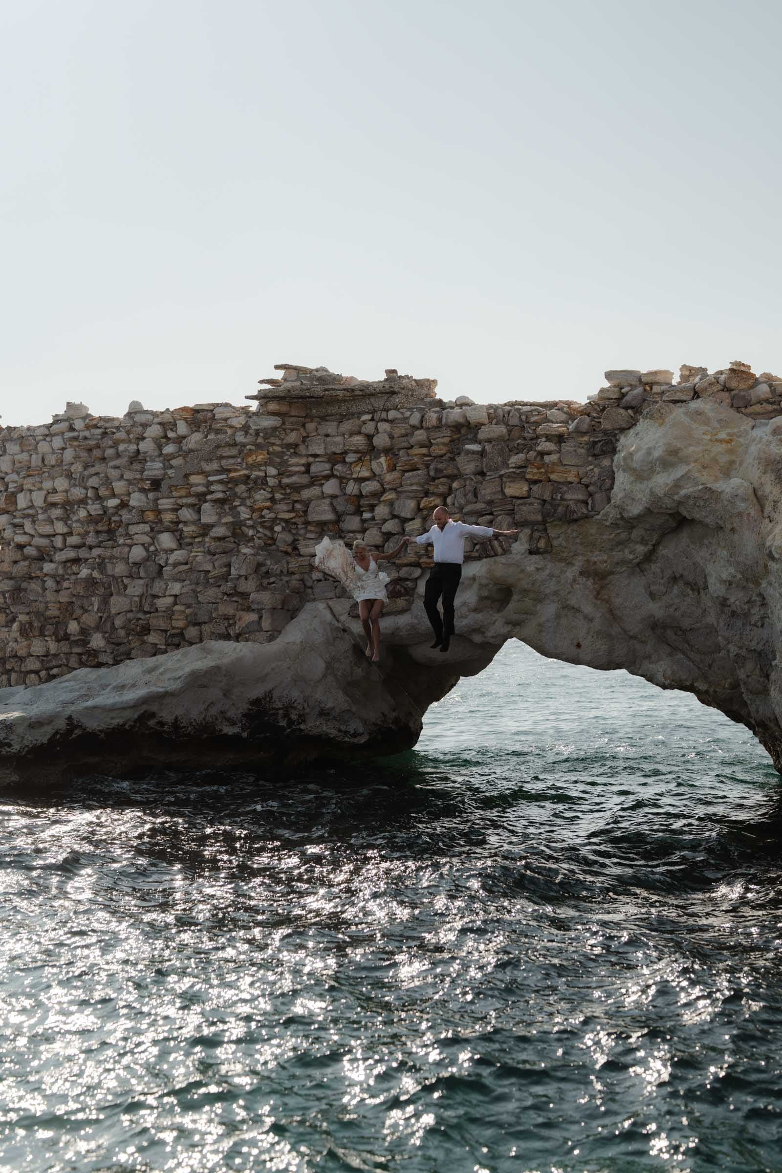 Taylor & John – A Milos Elopement Other Greek Islands-69