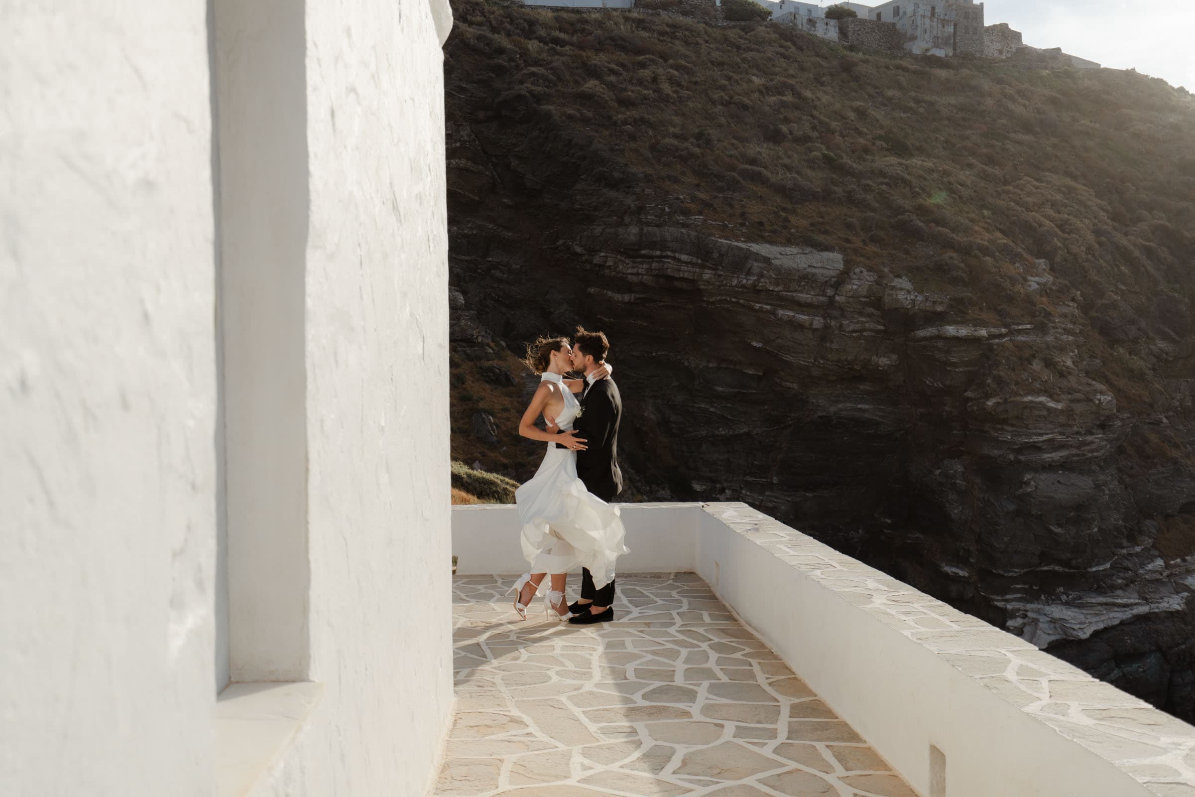 Alexandros & Nikki – Sifnos Wedding at Panagia Chrysopigi Other Greek Islands-50